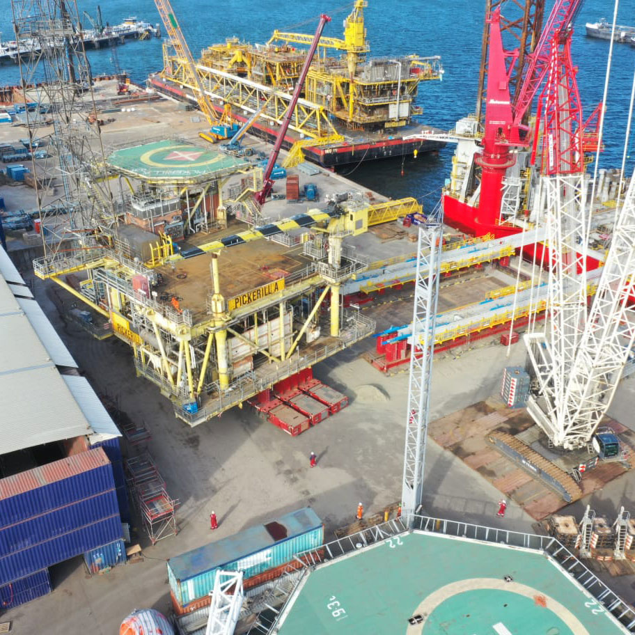 completion topside skidding new petrodec decommissioning